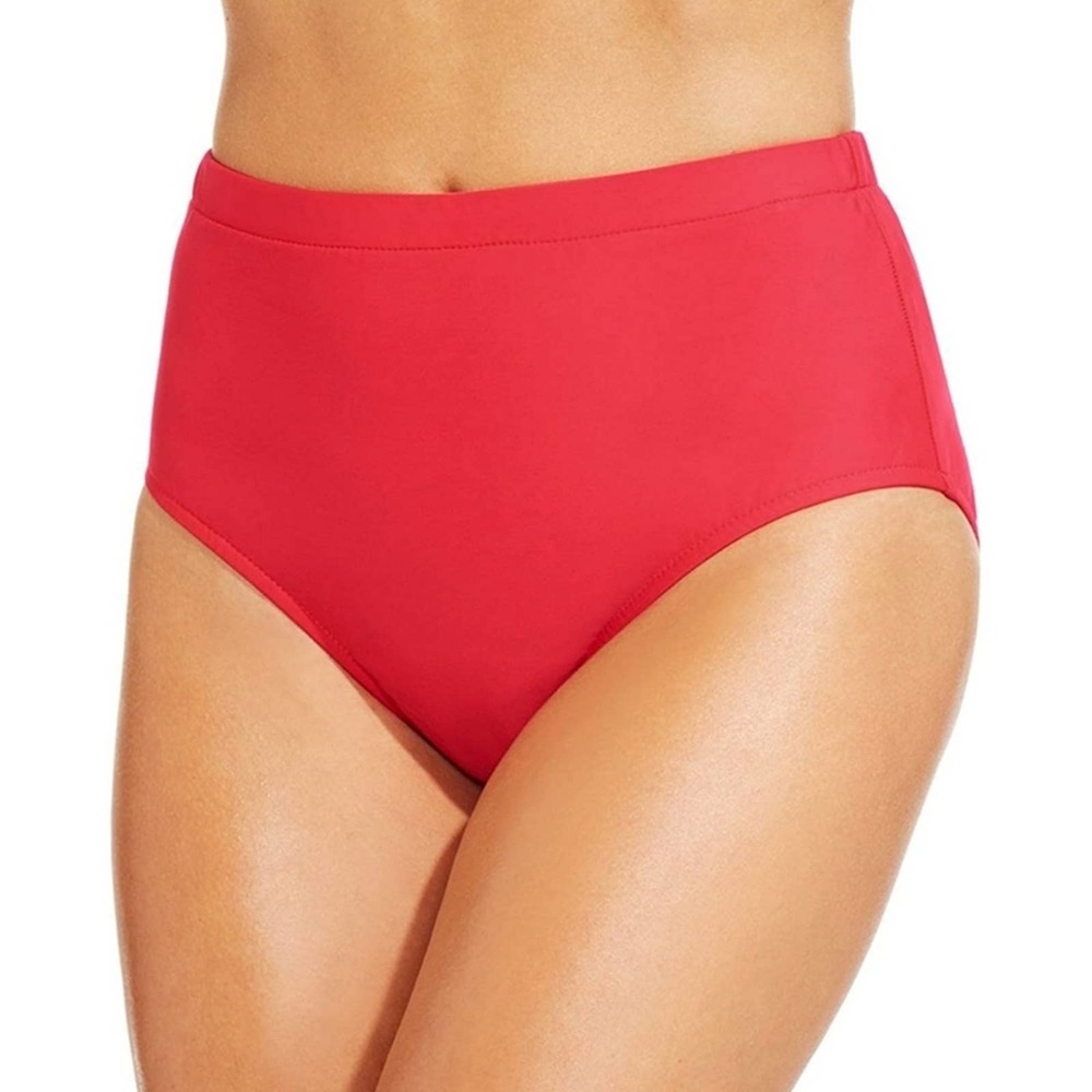 Swim Solutions Basic Brief Bikini Bottom Coral